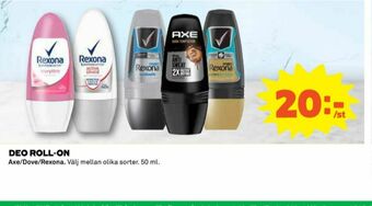 Coop Axe Deodorant erbjuda