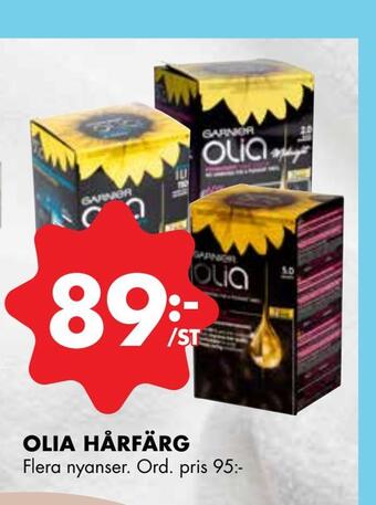 ÖoB Olia hårfärg erbjuda