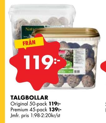ÖoB Talgbollar erbjuda
