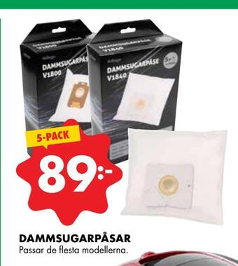ÖoB Dammsugarpåsar erbjuda