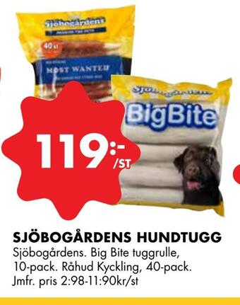 ÖoB Sjöbogårdens hundtugg erbjuda