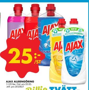 ÖoB Ajax allrengöring erbjuda