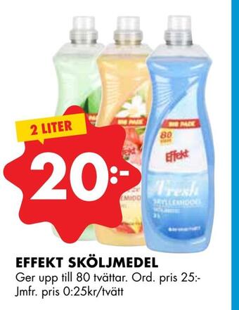 ÖoB Effekt sköljmedel erbjuda