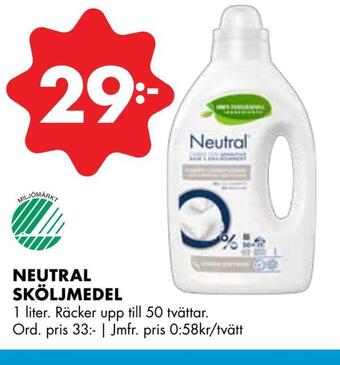 ÖoB Neutral sköljmedel erbjuda