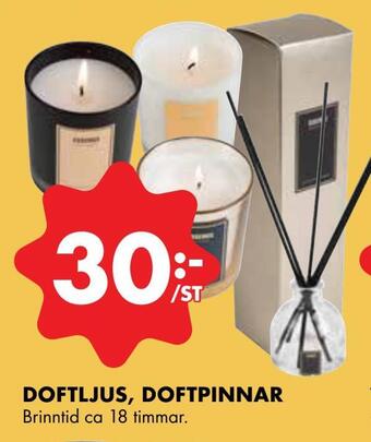 ÖoB Doftljus, doftpinnar erbjuda