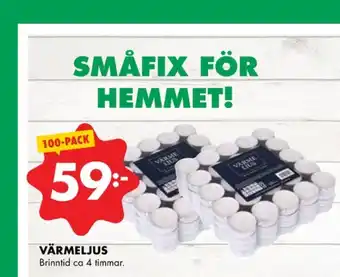 ÖoB Odla värmeljus erbjuda