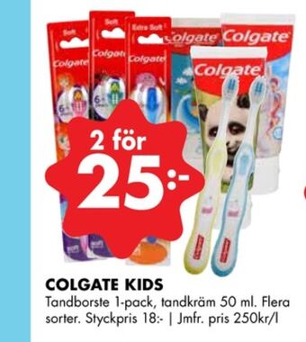 ÖoB Colgate tandborste erbjuda