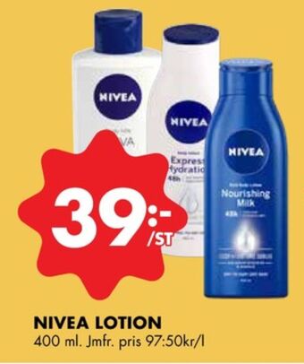 ÖoB Nivea bodylotion erbjuda