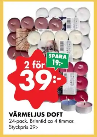 ÖoB Gourmet gold doftljus erbjuda