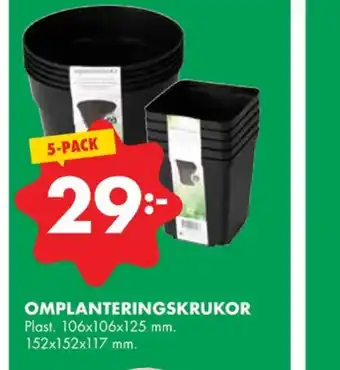 Energy plus odlingskrukor