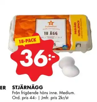 ÖoB Stjärnägg ägg erbjuda