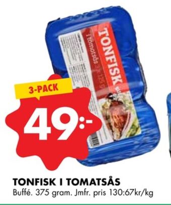 ÖoB Buffe tonfisk erbjuda