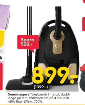Rusta Rusta dammsugare erbjuda