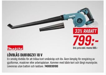 Tools Makita lövblås erbjuda