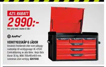 Ampro verktygsskåp