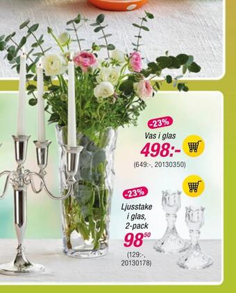 Guldfynd Vas i glas erbjuda