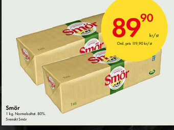 Snabbgross Smör erbjuda