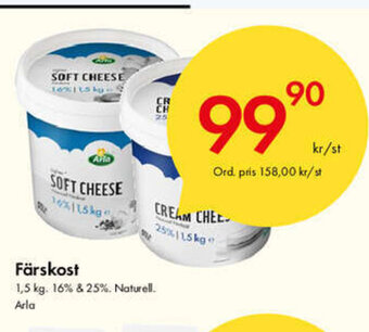 Snabbgross Färskost erbjuda