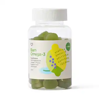 Apotek Hjärtat Hjärtats barn omega-3 tuggisar 60st erbjuda