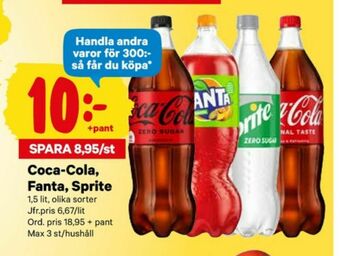 City Gross Coca Cola Läskedryck erbjuda