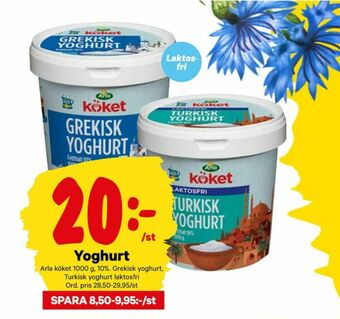 City Gross Arla Köket Yoghurt erbjuda