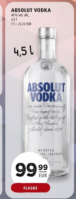Absolut vodka