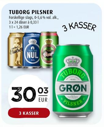 Scandinavian Park Tuborg pilsner erbjuda