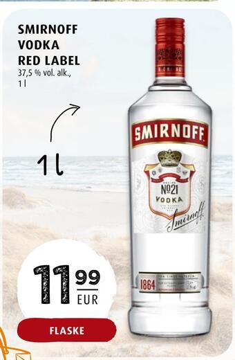 Scandinavian Park Smirnoff vodka red label erbjuda