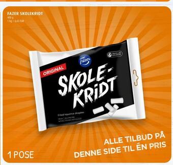 Scandinavian Park Fazer skolekridt erbjuda