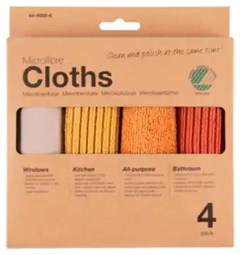 Mikrofiberduk 32 x 31 cm, 4-pack
