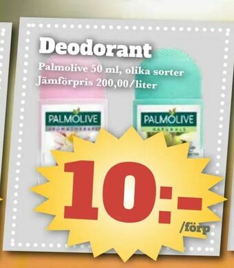 Bonum Matmarknad Deodorant erbjuda
