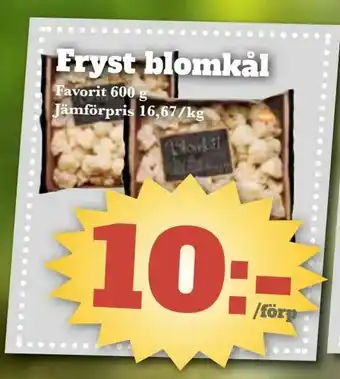 Bonum Matmarknad Fryst blomkål erbjuda