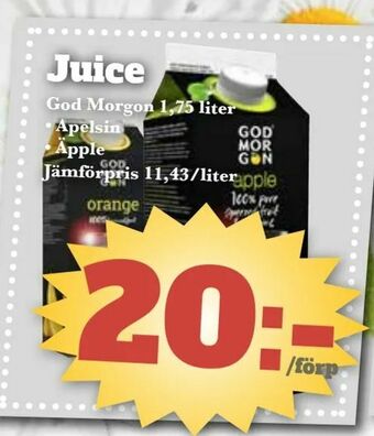 Bonum Matmarknad Juice erbjuda