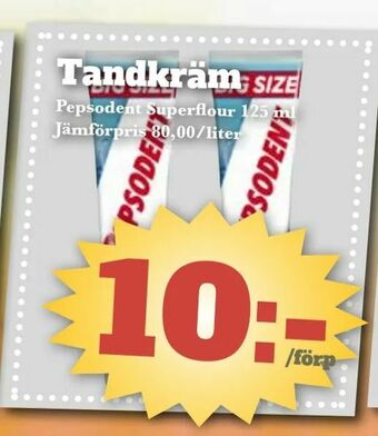 Bonum Matmarknad Tandkräm erbjuda