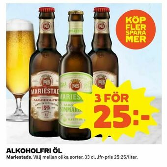 Coop Extra Alkoholfri öl erbjuda