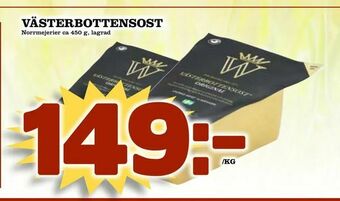 Bonum Matmarknad Västerbottensost erbjuda