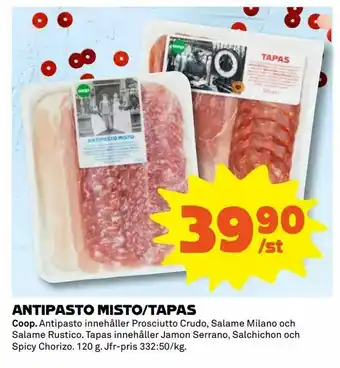 Antipasto misto/tapas