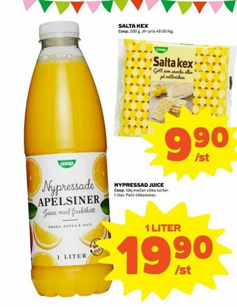 Coop Extra Nypressad juice erbjuda