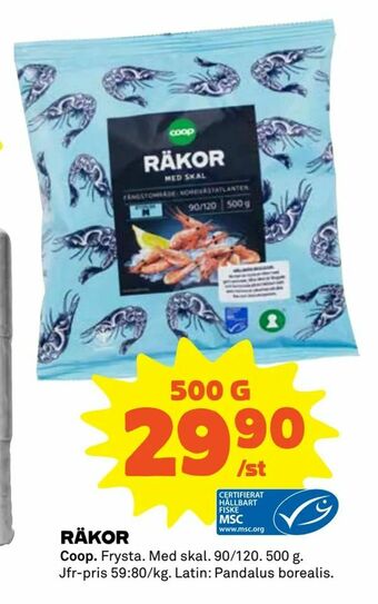 Coop Extra Räkor erbjuda