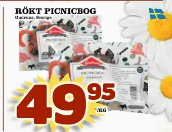 Din Mat Rökt picnicbog erbjuda