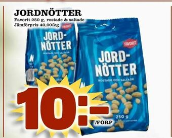 Din Mat Jordnötter erbjuda