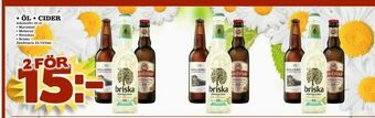 Din Mat öl • cider erbjuda