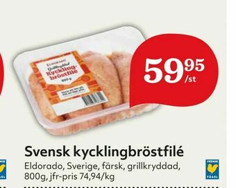 Hemköp Svensk kycklingbröstfilé erbjuda