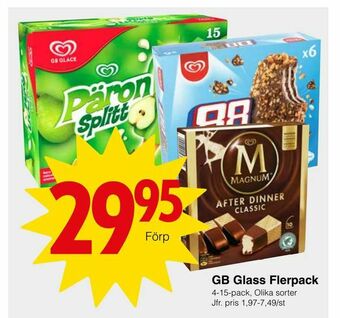 Matöppet GB Glass Flerpack erbjuda