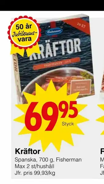 Matöppet Kräftor erbjuda