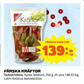 Coop Färska kräftor erbjuda