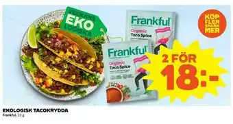 Coop Extra Ekologisk tacokrydda erbjuda