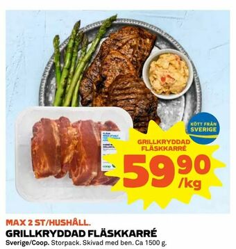 Coop Extra Grillkryddad fläskkarré erbjuda
