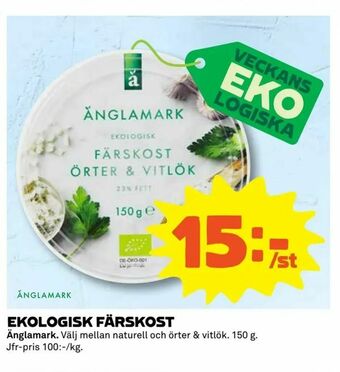 Coop Extra Ekologisk färskost erbjuda
