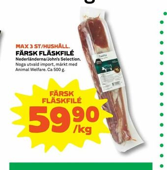 Coop Forum Färsk fläskfilé erbjuda